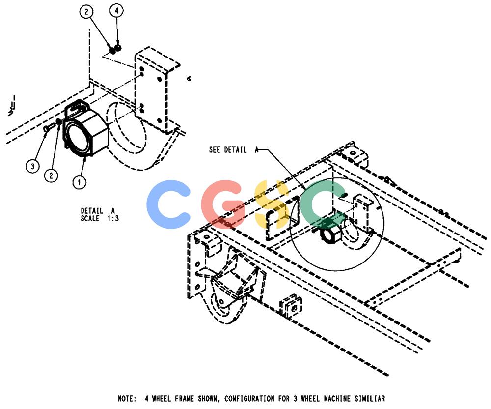 凯斯零件查询(FLX3510) - FLOATER (8/04-8/06) (08-009) - ASSEMBLY, BACK UP ALARM Case Agriculture