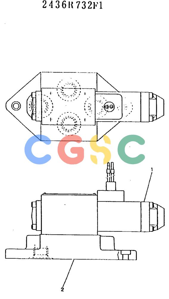 神钢零件查询(MD180LC) - EXCAVATOR ASN YG0647 (1/80-12/06) (11-007) - VALVE ASSY, SOLENOID Kobelco