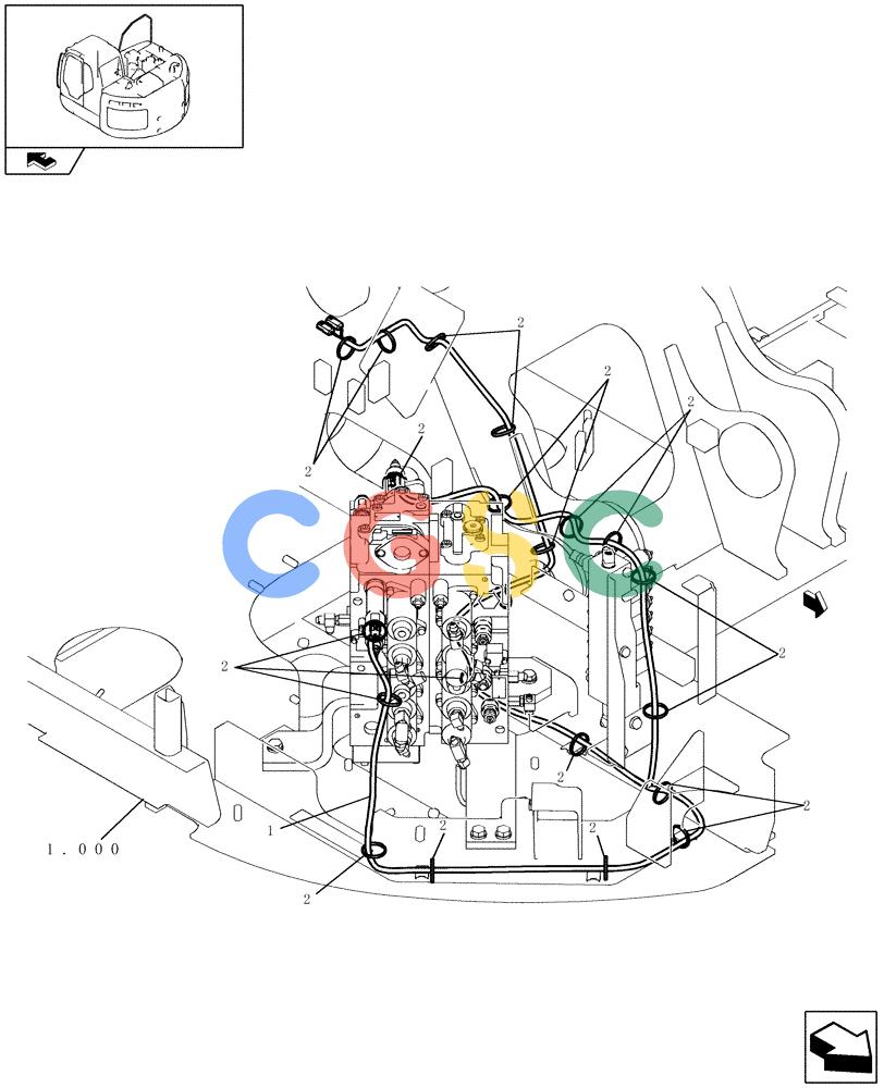 纽荷兰零件查询(E235BSR) - CRAWLER EXCAVATOR (5/07-) (1.220[24]) - ELECTRIC SYSTEM New Holland Constructuion