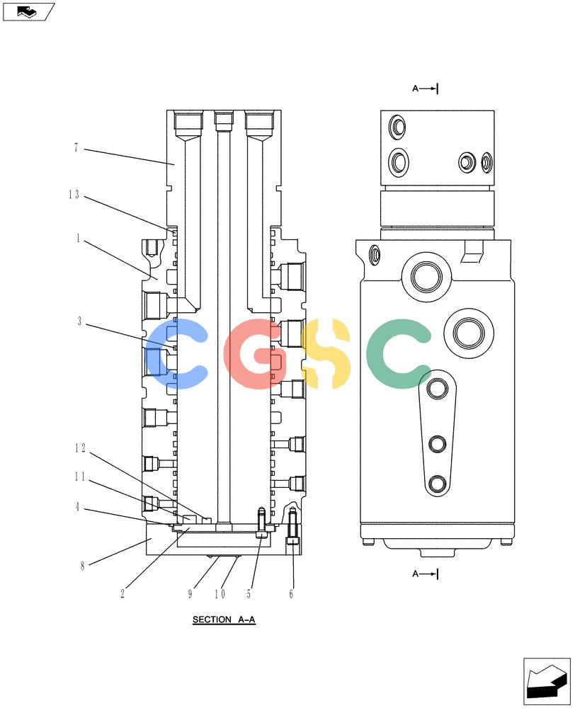 神钢零件查询(ED150-2) - BLADE RUNNER EXCAVATOR/DOZER ASN LH01-01001 (1/09-12/12) (02-055[02]) - SWIVEL JOINT INSTALLATION Kobelco