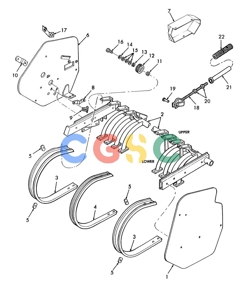 凯斯零件查询(SBX540) - CASE IH SQUARE BALER (12/01-8/08) (025) - PICKUP PIVOT PIPE Case Agriculture