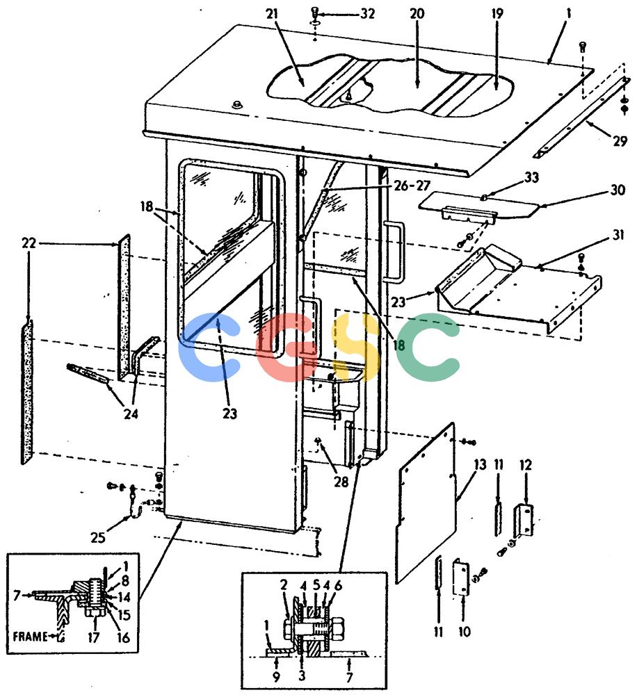 纽荷兰零件查询(65B) - MOTORGRADERS (M1.01[001]) - ROLL-OVER PROTECTION FRAME New Holland Constructuion