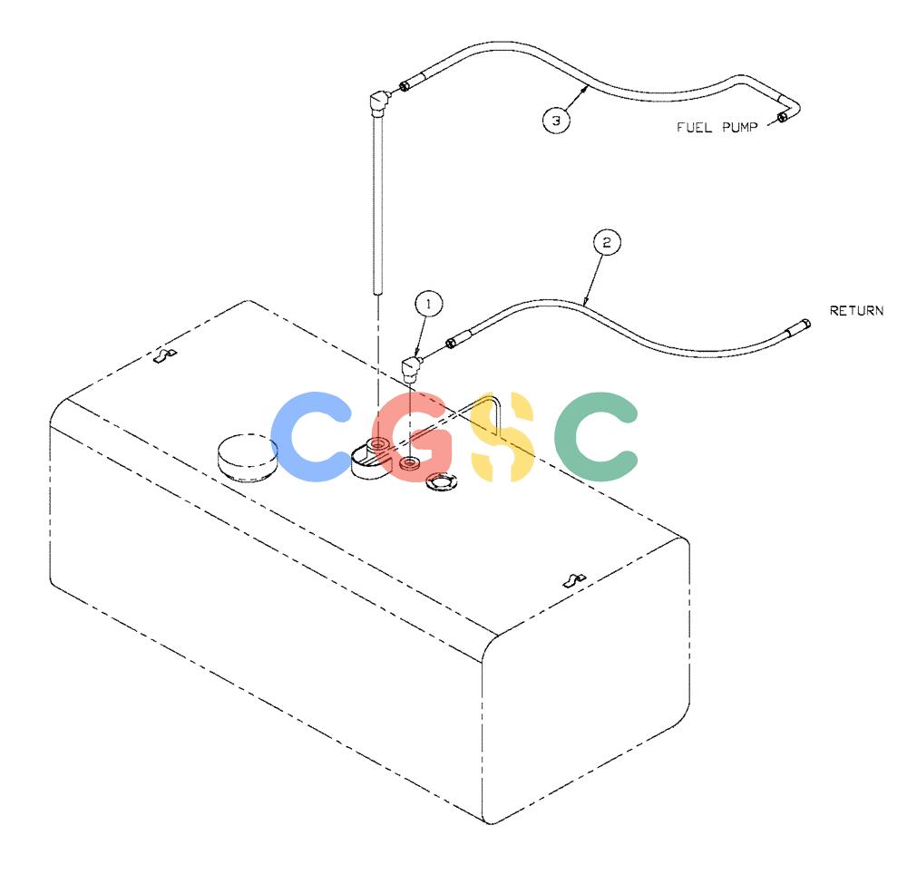 凯斯零件查询(FLX3330B) - FLOATER (12/99-9/02) (02-041) - FUEL HOSE & FITTINGS GROUP (FLX3300B CASE ENGINE) Case Agriculture