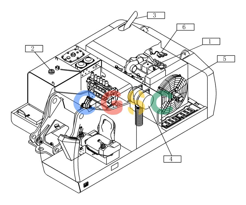 纽荷兰零件查询(EC215) - CRAWLER EXCAVATOR (11/99-) (13.010[004]) - MOTOR INSTALL.MATERIAL (S/N 721690-UP) New Holland Constructuion