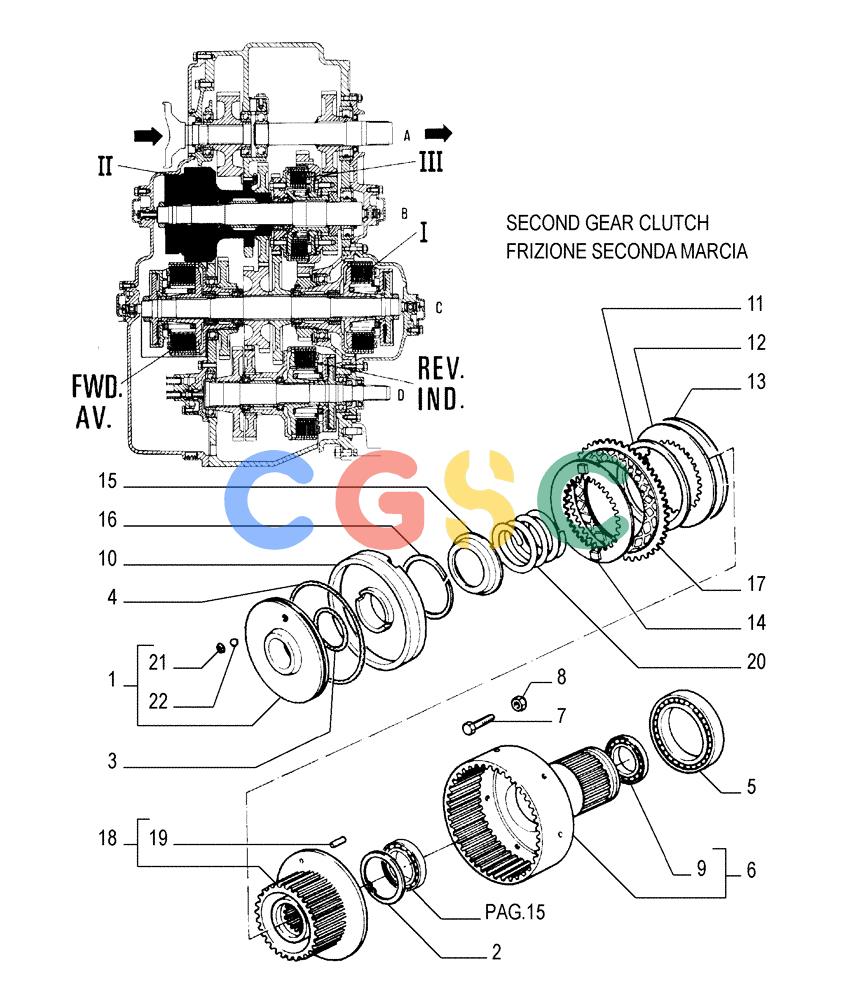 纽荷兰零件查询(FL175) - CRAWLER LOADER (N.A. VERSION) (6/92-) (1.211[18]) - TRANSMISSION - COMPONENTS New Holland Constructuion