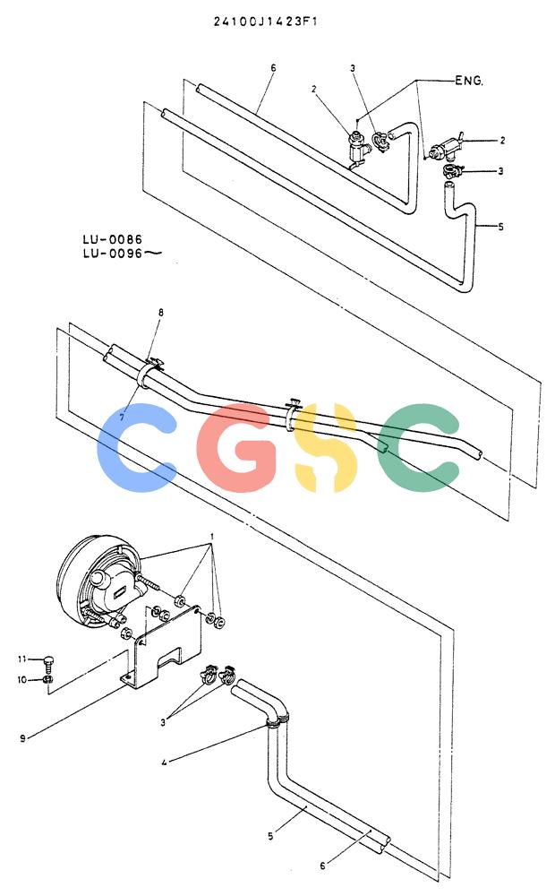 神钢零件查询(K935) - EXCAVATOR SUPPLEMENT ASN LU00154 (1/76-12/03) (07-016) - HEATER, INST Kobelco