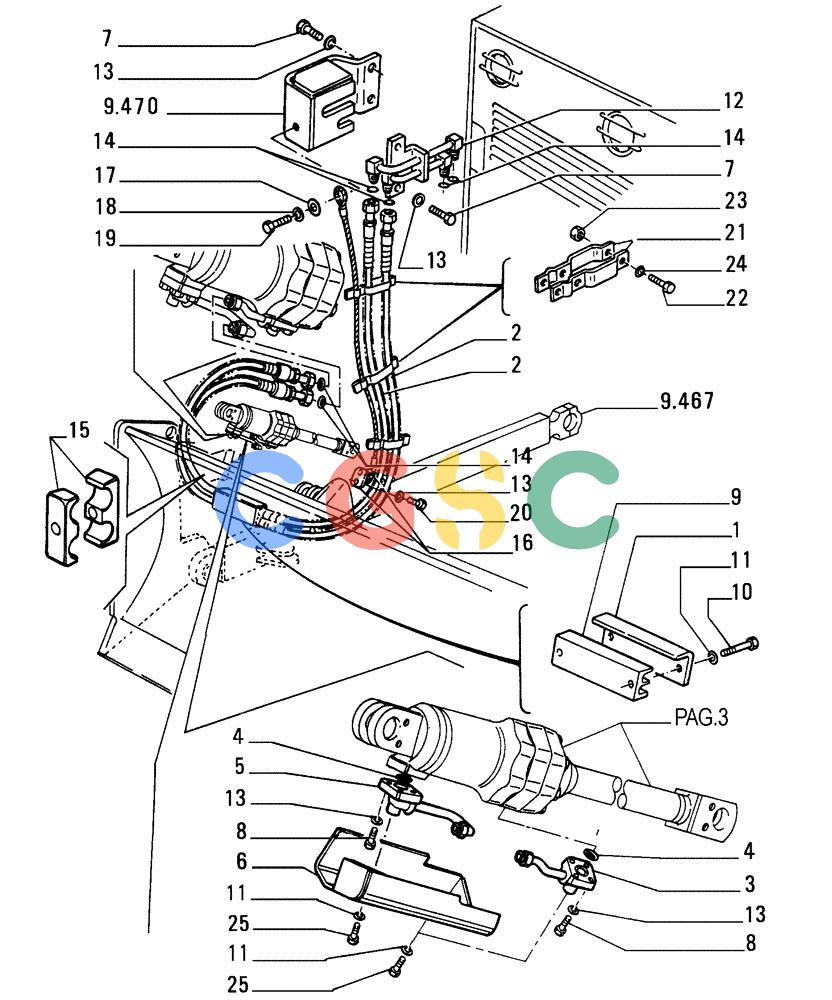 纽荷兰零件查询(FD255) - CRAWLER DOZER (N.A. VERSION) (7/95-) (9.478[02]) - HYDRAULIC TILT-ANGLEDOZER (HA) - OPTIONAL CODE 76035624 New Holland Constructuion
