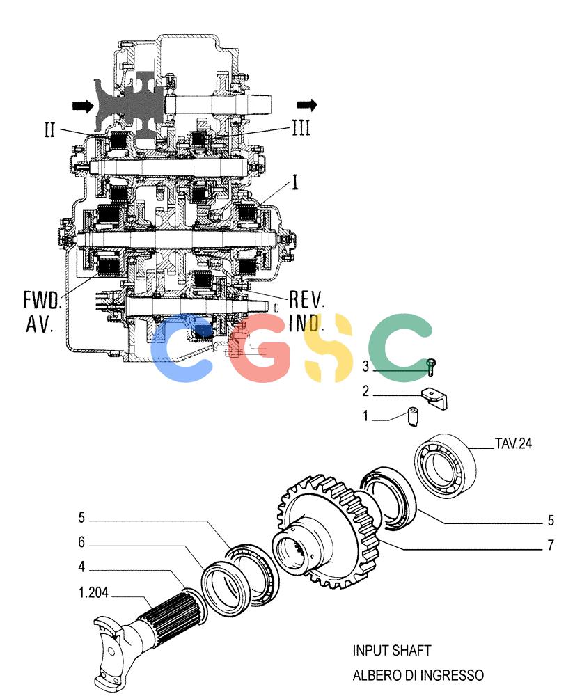 纽荷兰零件查询(FL145) - CRAWLER LOADER (N.A. VERSION) (11/98-) (1.211[14]) - TRANSMISSION - COMPONENTS New Holland Constructuion