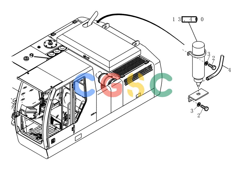 纽荷兰零件查询(EC215) - CRAWLER EXCAVATOR (11/99-) (13.400[002]) - COLD-START SYSTEM (S/N 721501-UP) New Holland Constructuion