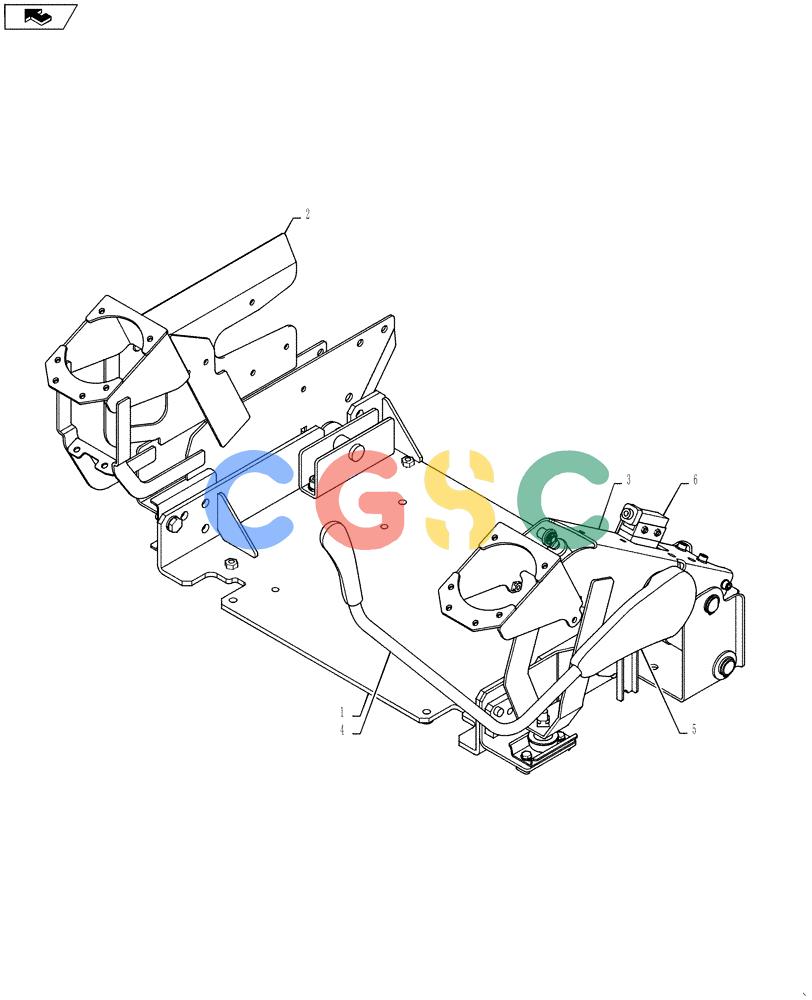 纽荷兰零件查询(E175B) - CRAWLER EXCAVATOR - TIER 3 (ROPS CAB) ASN NBDA17800 (6/13-) (01-066[00]) - CONTROL BOX ASSY New Holland Constructuion