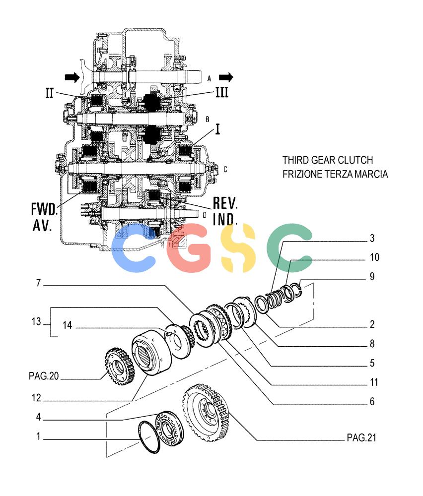 纽荷兰零件查询(FL175) - CRAWLER LOADER (N.A. VERSION) (6/92-) (1.211[19]) - TRANSMISSION - COMPONENTS New Holland Constructuion