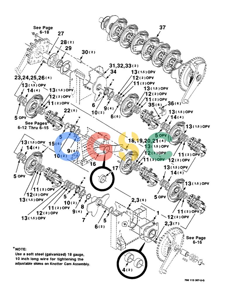 凯斯零件查询(8590) - CASE IH LARGE (4 X 4) RECTANGULAR BALER (NORTH AMERICA) (1/98-12/00) (06-10) - DRIVE AND CAM ASSEMBLY Case Agriculture