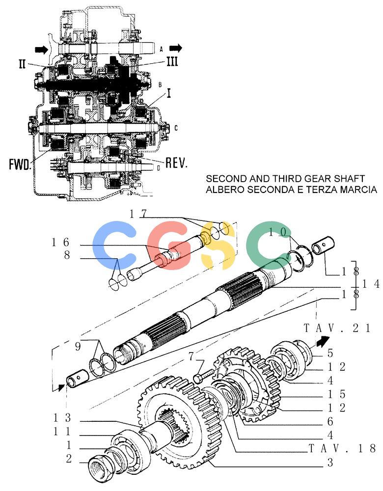 纽荷兰零件查询(FD145) - CRAWLER DOZER (N.A. VERSION) (10/98-) (1.211[20]) - TRANSMISSION - COMPONENTS New Holland Constructuion