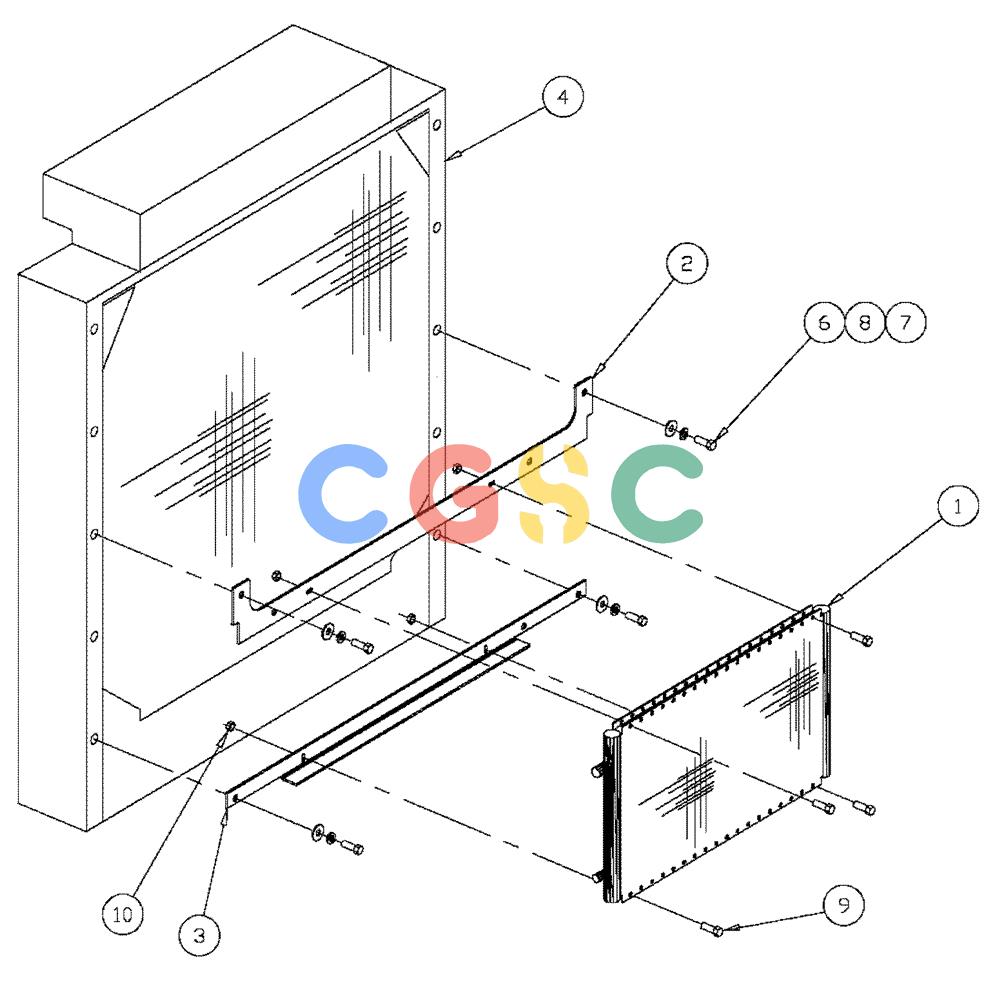 凯斯零件查询(4330) - TITAN FLOATER (6/98-8/99) (02-012) - CONDENSOR/RADIATOR GROUP Case Agriculture