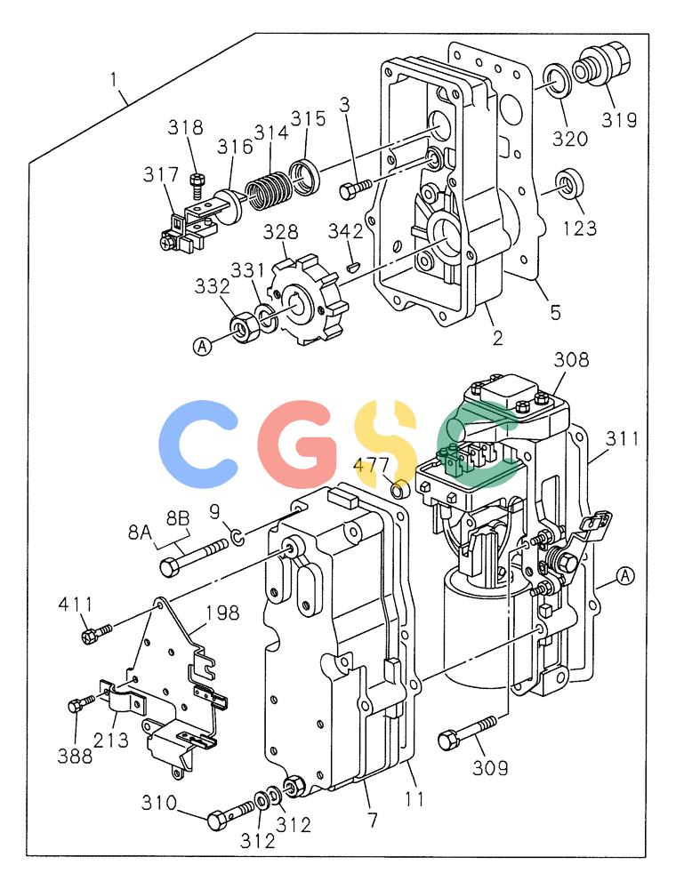 纽荷兰零件查询(E805) - CRAWLER EXCAVATOR (1/05-) (03-017-02[01]) - FUEL INJECTION PUMP - CONTROL New Holland Constructuion