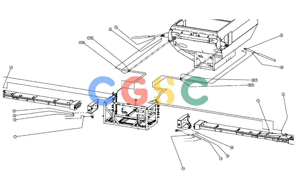凯斯零件查询(FLX810) - FLEX-AIR APPLICATOR (10/03-8/09) (04-009) - FITTING GROUP, BOOMS Case Agriculture