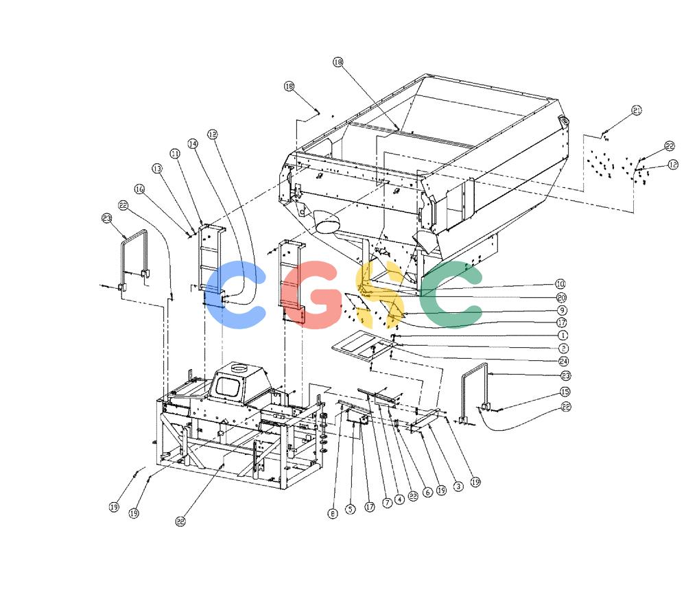 凯斯零件查询(438) - FLEX-AIR APPLICATOR - 1999 (2/99-3/03) (02-001) - SINGLE BIN GROUP Case Agriculture
