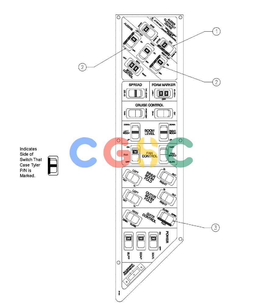 凯斯零件查询(438) - FLEX-AIR APPLICATOR - 1999 (2/99-3/03) (04-009) - ELECTRIC GROUP, 6" AUGER Case Agriculture