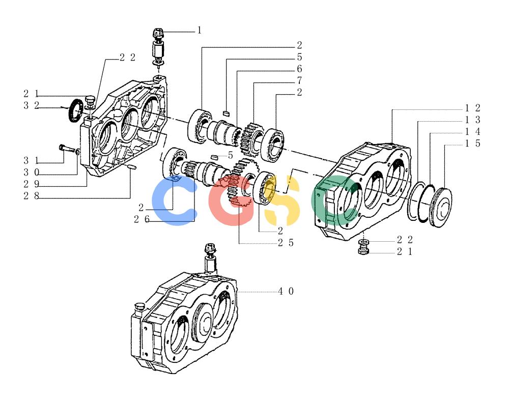 纽荷兰零件查询(FD80) - CRAWLER DOZER (1/98-) (2.323[01]) - HYDROSTATIC DRIVE COUPLER New Holland Constructuion