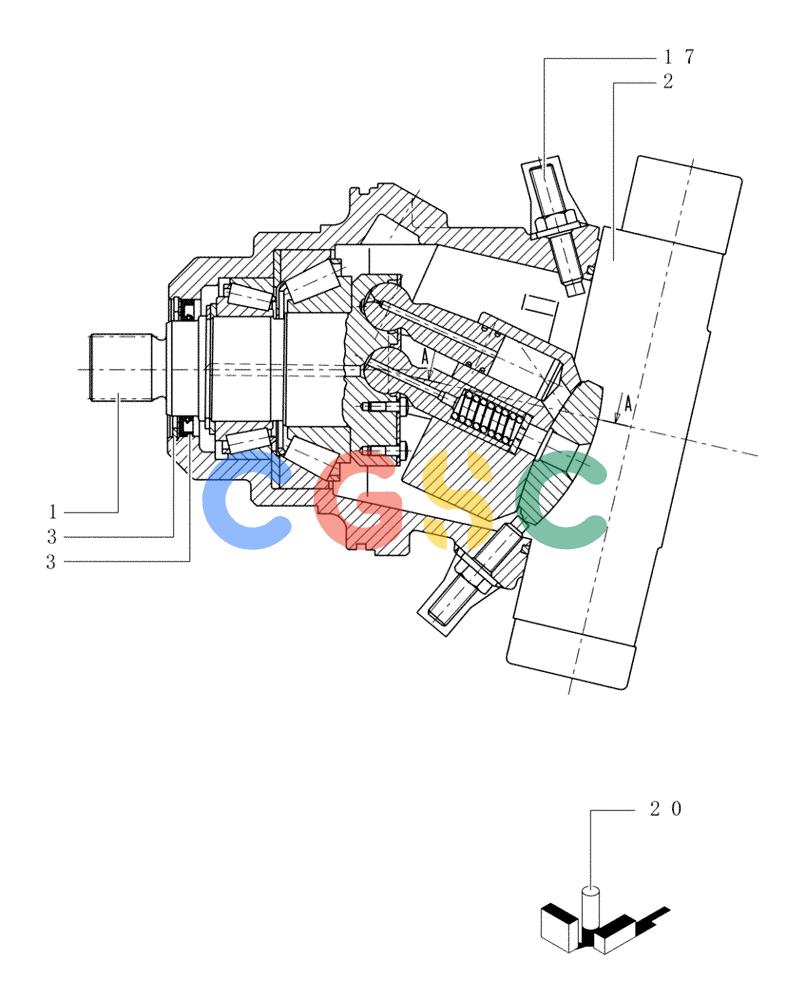 纽荷兰零件查询(FD80) - CRAWLER DOZER (1/98-) (2.329[02]) - HYDROSTATIC DRIVE ENGINES New Holland Constructuion