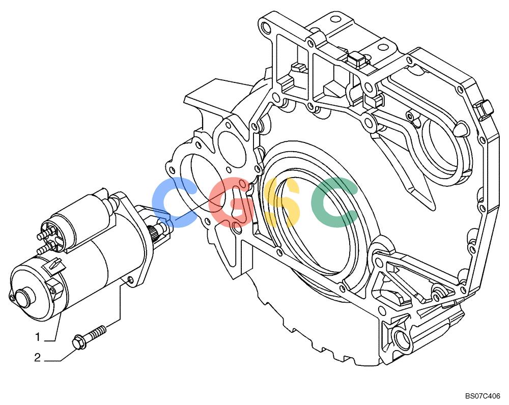 纽荷兰零件查询(E175B) - CRAWLER EXCAVATOR - TIER 3 (ROPS CAB) ASN NBDA17800 (6/13-) (08-044[00]) - STARTER MOTOR (101660580001 & 101570580001) New Holland Constructuion