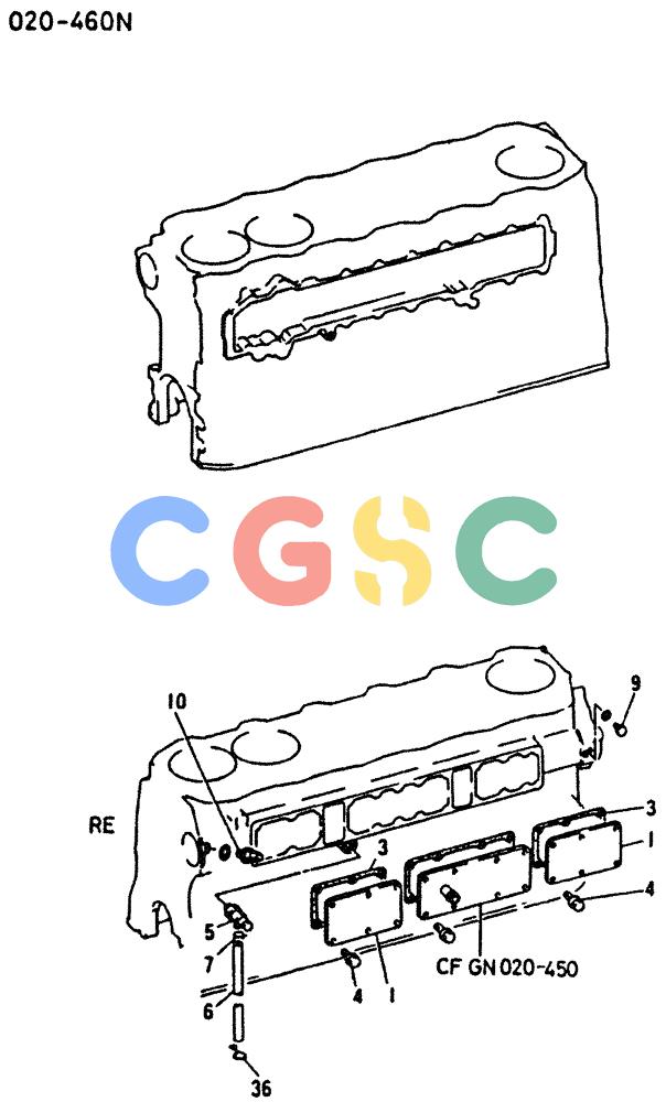 神钢零件查询(6D16-T) - MITSUBISHI DIESEL ENGINE - K909 II & K909LC II EXCAVATORS (1/87-12/06) (00-028) - ENGINE ATTACHING PARTS Kobelco