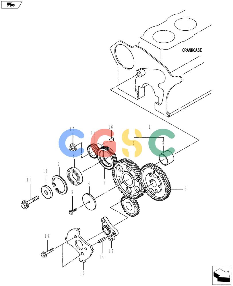 神钢零件查询(ED150-2) - BLADE RUNNER EXCAVATOR/DOZER ASN LH01-01001 (1/09-12/12) (08-016[00]) - TIMING GEAR Kobelco