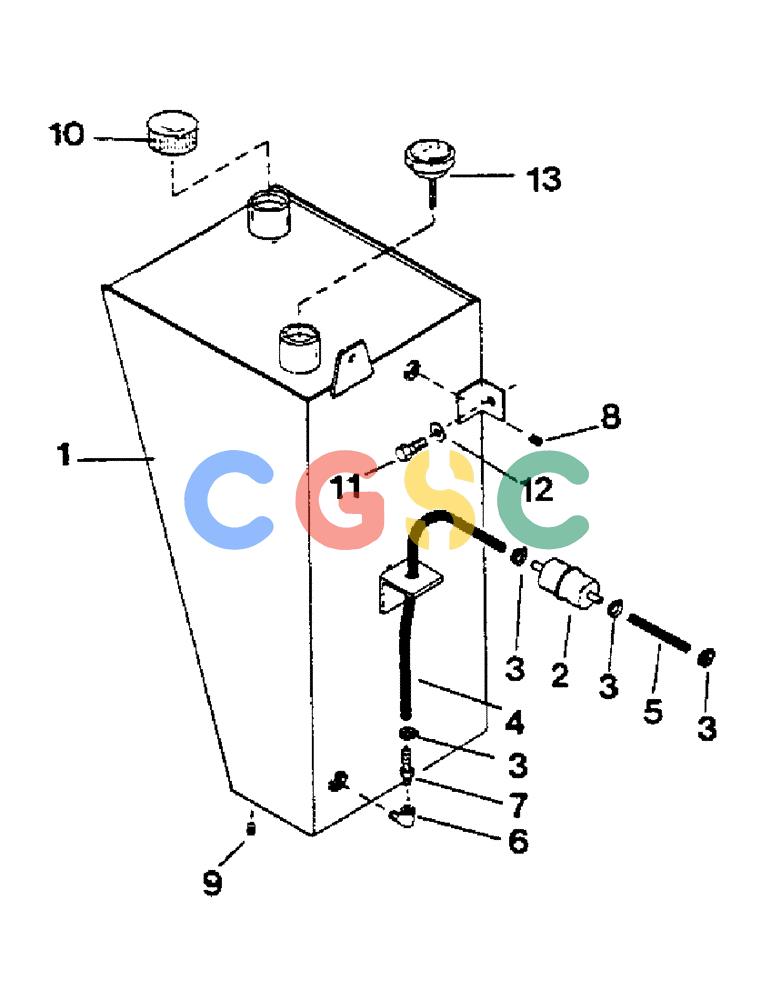 凯斯零件查询(1802) - CONCORD AIR SYSTEM (1/90-11/01) (42) - FUEL TANK GROUP, MODEL AS1002 Case Agriculture
