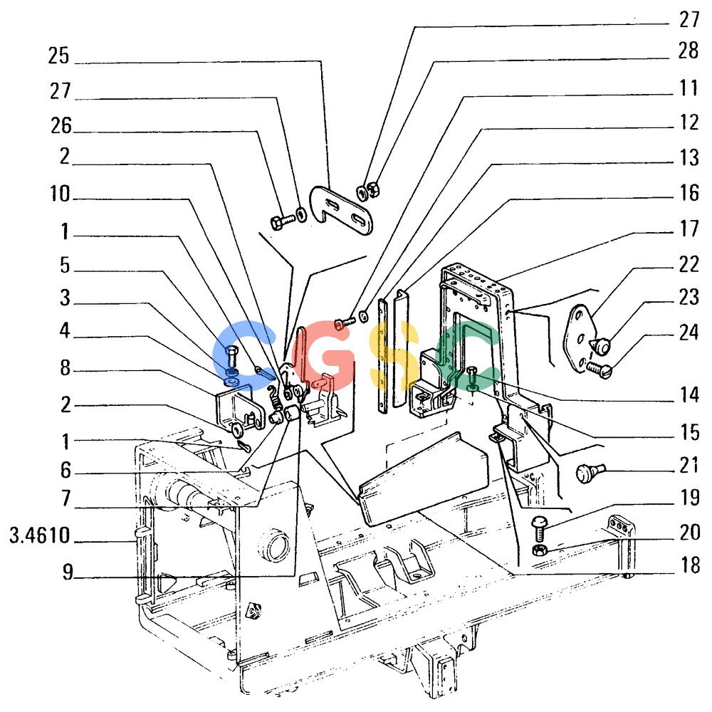 纽荷兰零件查询(FD14E) - CRAWLER DOZER (5.6010[003]) - HOODS (May 15 2009 8:18:00.1453 AM) New Holland Constructuion
