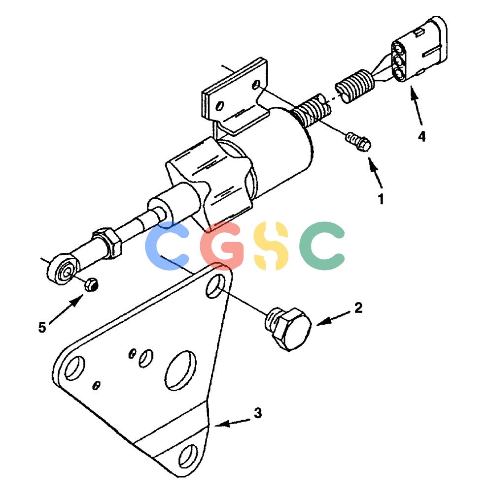 纽荷兰零件查询(DC100) - CRAWLER DOZER (N.A. VERSION) (4/00-) (0.140[01]) - SOLENOID - INJECTION EQUIPMENT DC70 - DC80 - DC100 New Holland Constructuion