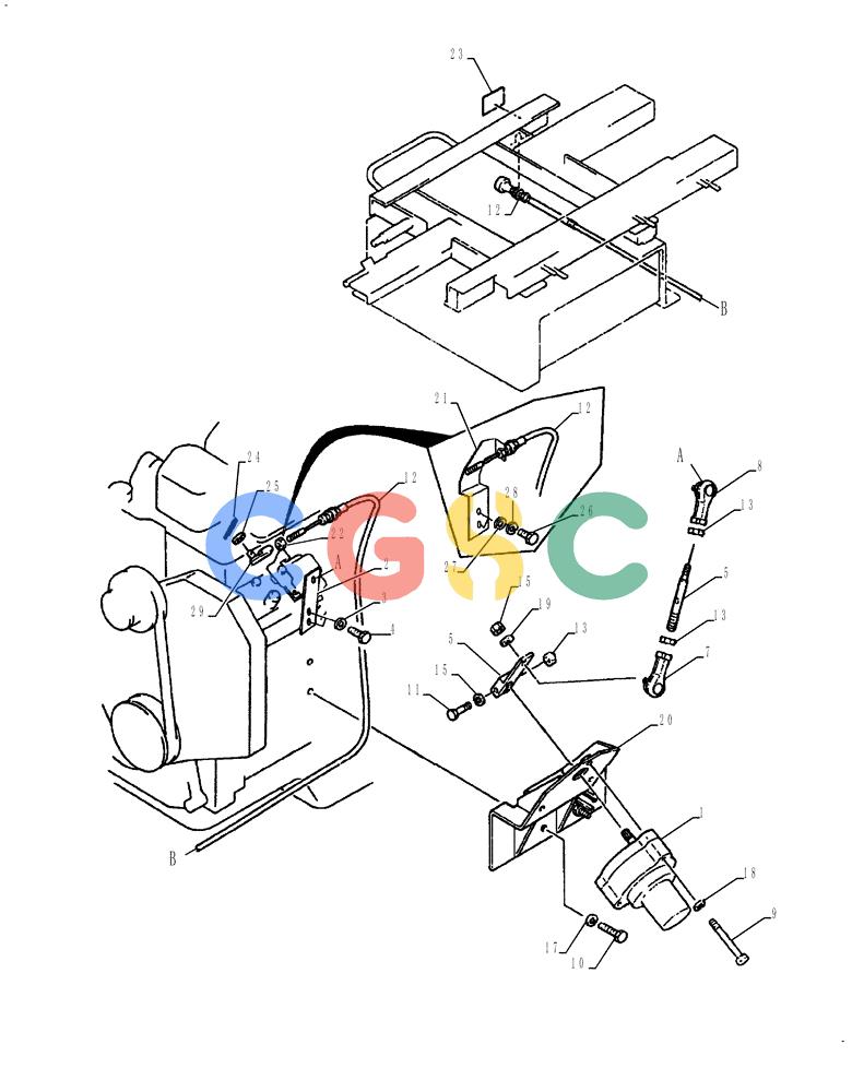 神钢零件查询(ED180) - BLADE RUNNER EXCAVATOR/DOZER ASN YLU0001 (1/99-12/01) (05-006) - ENGINE CONTROL ASSEMBLY Kobelco