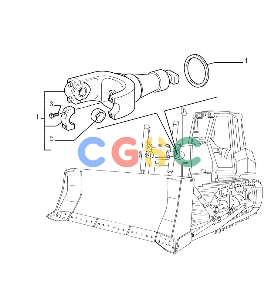 纽荷兰零件查询(DC180.B) - CRAWLER DOZER TIER 2 (3/03-) (2.342[02]) - STRUTS - VERSION (02-03) New Holland Constructuion