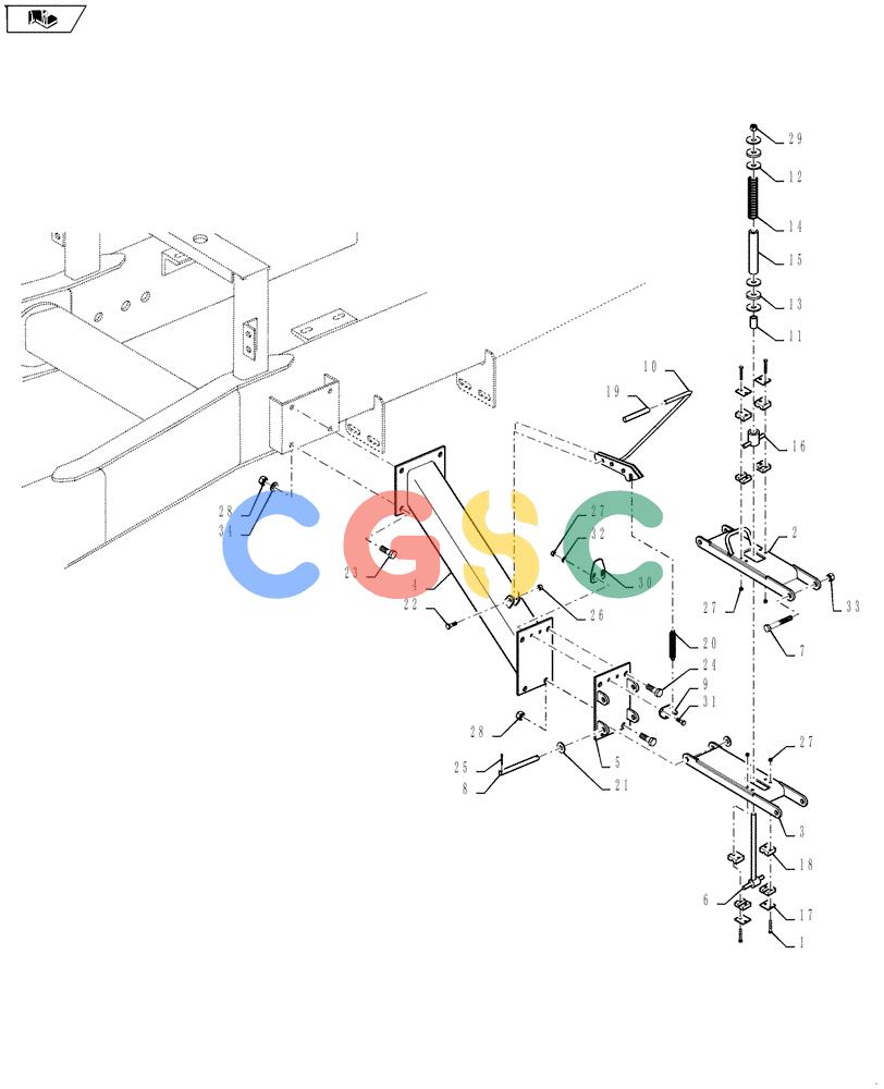 凯斯零件查询(810) - FLEX-AIR APPLICATOR - 2012 (2/12-) (78.110.09.AB) - INDUCTOR MOUNT Case Agriculture