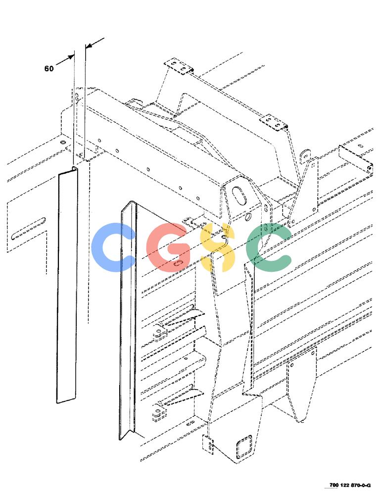 凯斯零件查询(8590) - CASE IH LARGE (4 X 4) RECTANGULAR BALER (NORTH AMERICA) (1/98-12/00) (09-10) - HAY RESISTOR KIT, WELD ON, 700122871 HAY RESISTOR KIT, COMPLETE Case Agriculture