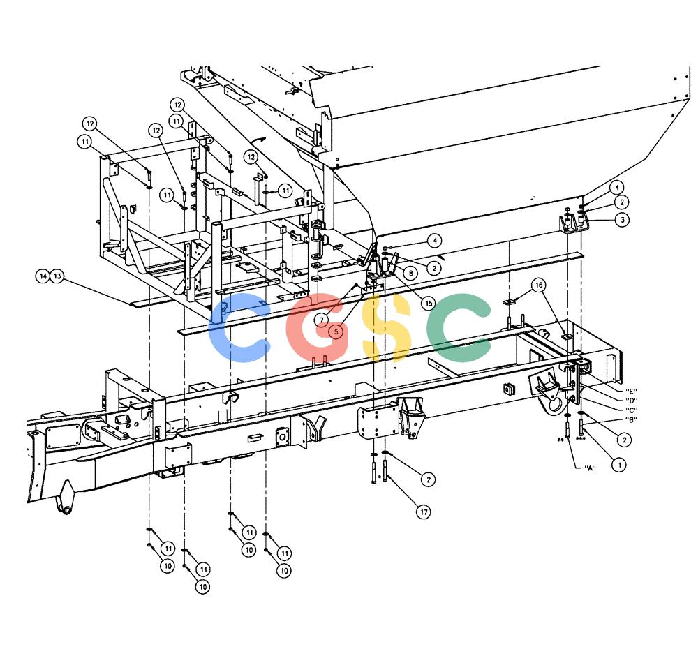 凯斯零件查询(FLX810) - FLEX-AIR APPLICATOR (10/03-8/09) (05-007) - MOUNT GROUP Case Agriculture