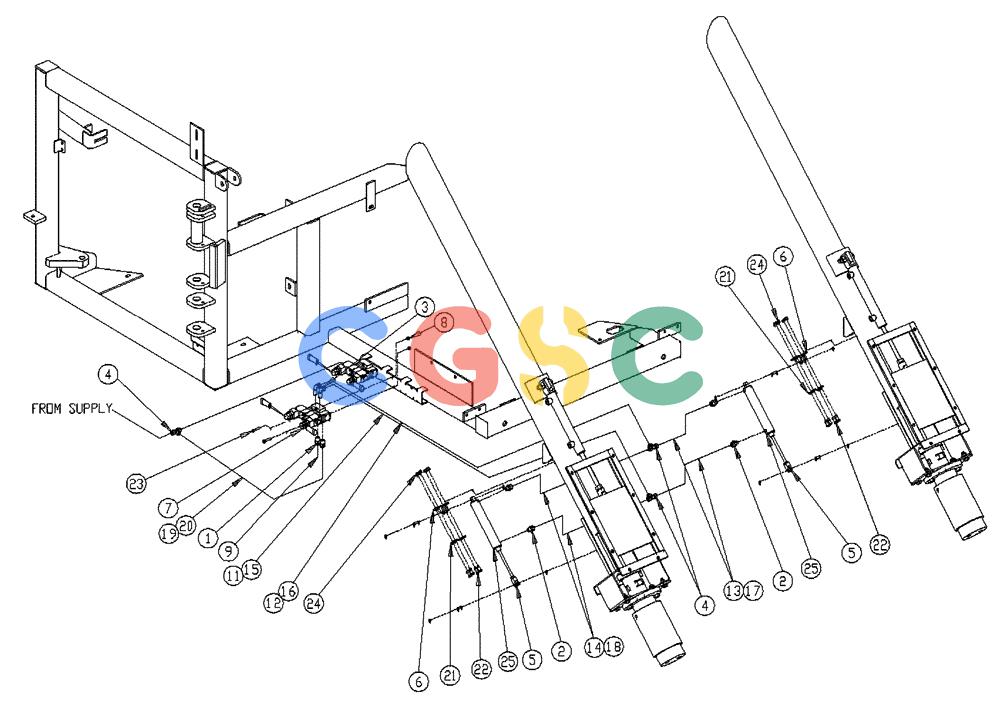 凯斯零件查询(437) - FLEX-AIR APPLICATOR (5/98-2/99) (02-010) - PNEUMATIC GROUP, 4 INCH AUGER Case Agriculture