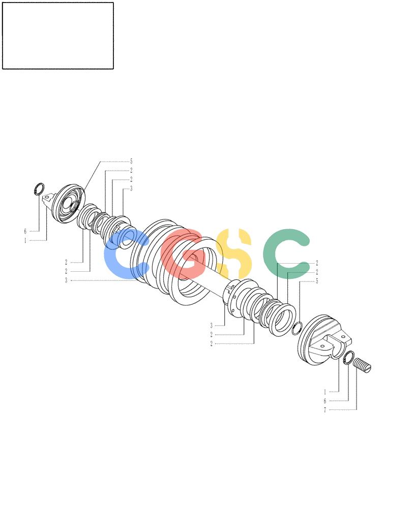 纽荷兰零件查询(DC70) - CRAWLER DOZER (N.A. VERSION) (4/99-) (4.345[02A]) - TRACK ROLLER DC70 New Holland Constructuion