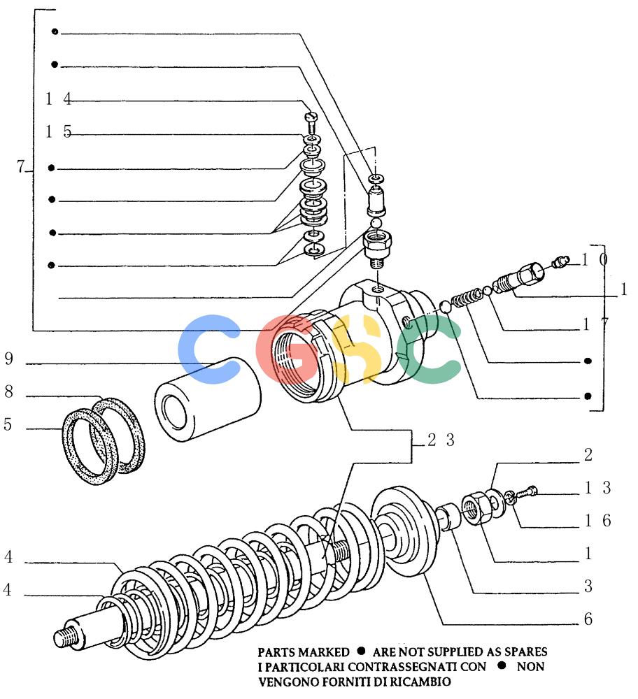纽荷兰零件查询(FD145) - CRAWLER DOZER (N.A. VERSION) (10/98-) (2.346[03]) - TRACK IDLER - CYLINDER New Holland Constructuion