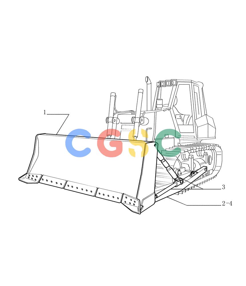 纽荷兰零件查询(DC180PS) - CRAWLER DOZER (11/00-) (9.472[01]) - ANGLEDOZER (HA) - MECHANIC TILT - VERSION (01-02) - OPTIONAL CODE 76046830 New Holland Constructuion