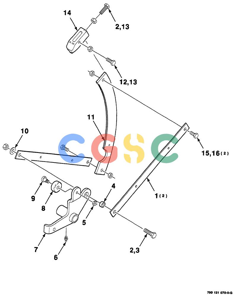 凯斯零件查询(8555) - CASE IH RECTANGULAR BALER (1/90-12/99) (06-12) - CAM ASSEMBLY Case Agriculture