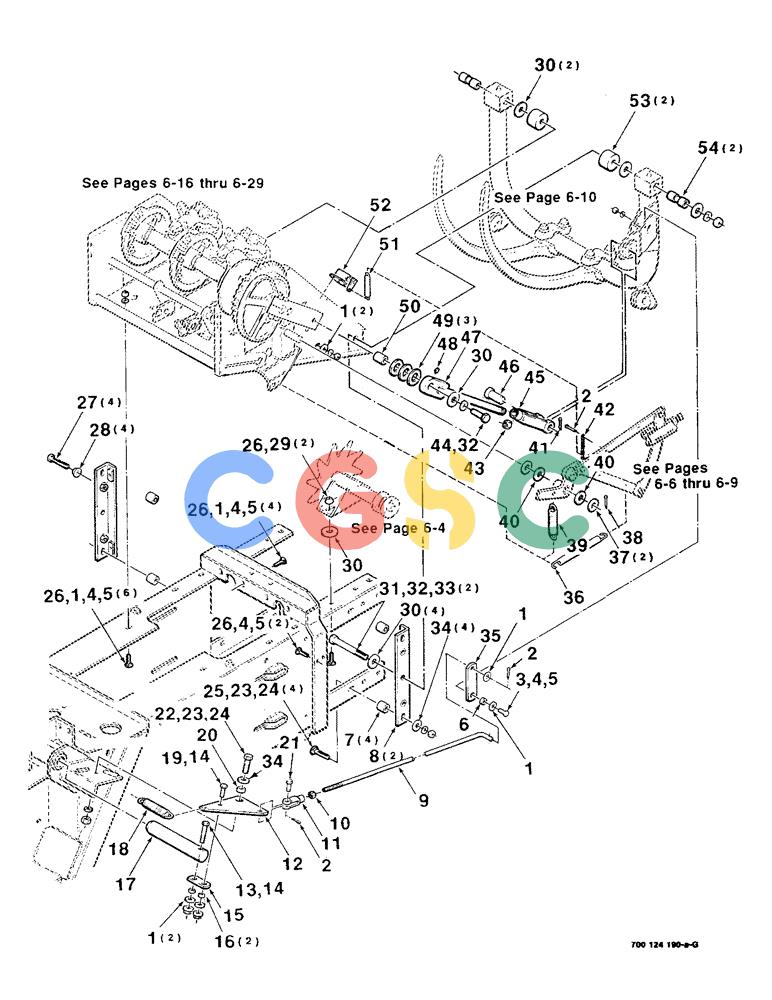 凯斯零件查询(8530) - CASE IH RECTANGULAR BALER (1/88-12/99) (6-02) - PLUNGER STOP (SAFETY) KNOTTER & NEEDLE ASSEMBLY Case Agriculture