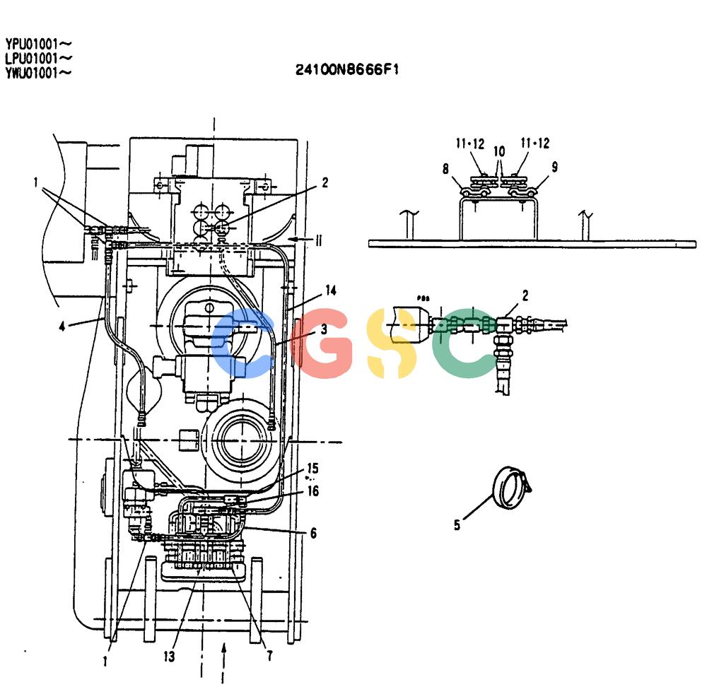 神钢零件查询(SK130LC) - EXCAVATOR BTW YPU1001 - YPU2000 (1/98-12/98) (09-003) - WRIST CONTROL & PILOT LINE GROUP (BOOM & ARM SAFETY) (CONTROL ASSY, REMOTE) Kobelco