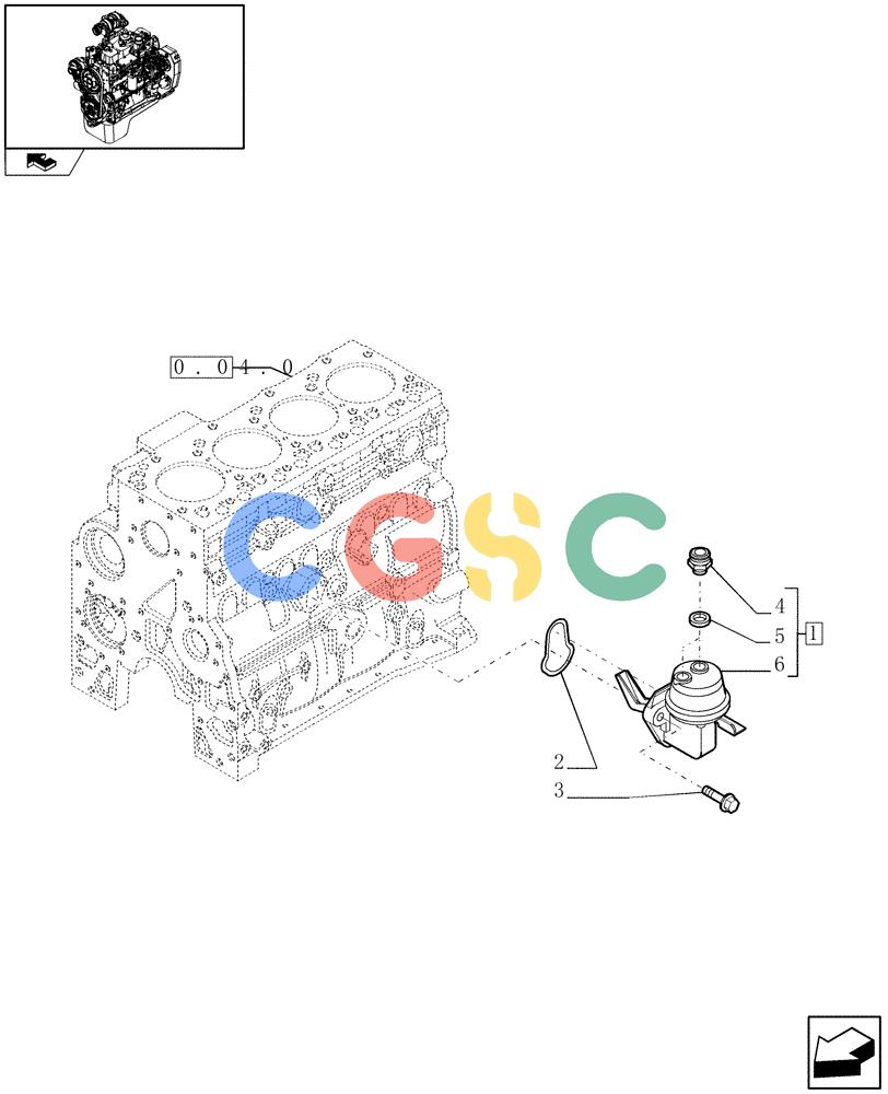 神钢零件查询(F4GE9484A J601) - ENGINE - 504103783 - 920019898 (1/13-) (0.20.1) - FUEL PUMP (2830121) Kobelco