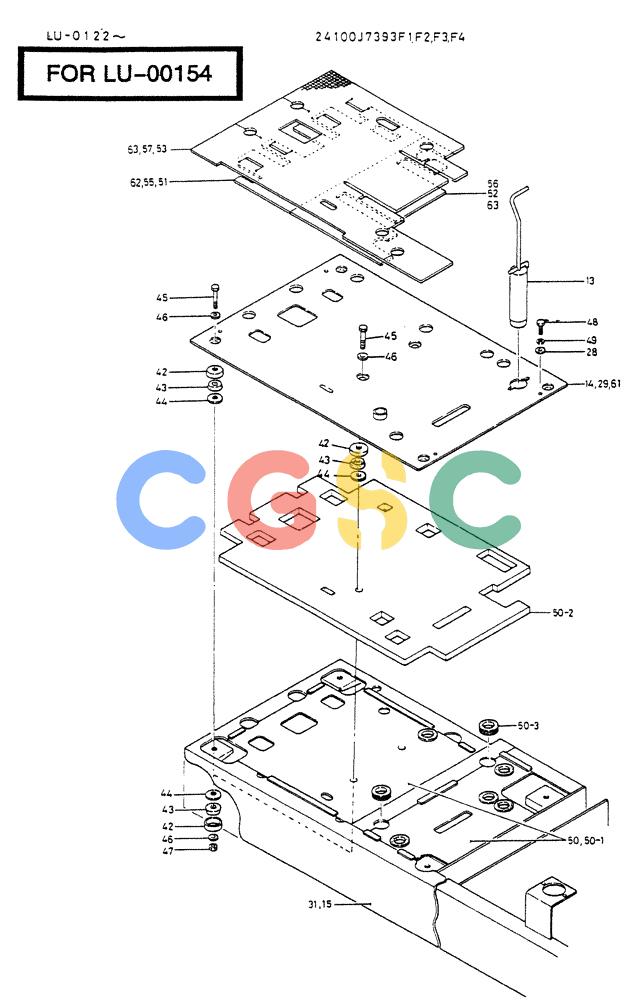 神钢零件查询(K935) - EXCAVATOR SUPPLEMENT ASN LU00154 (1/76-12/03) (03-004[03]) - CONTROL ASSY (FOR NORWAY) Kobelco