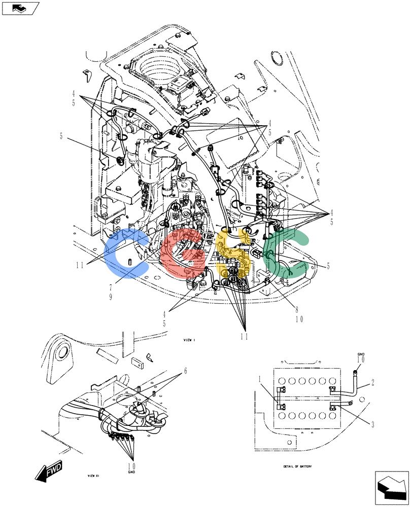 神钢零件查询(ED150-2) - BLADE RUNNER EXCAVATOR/DOZER ASN LH01-01001 (1/09-12/12) (01-083[02]) - HARNESS ASSEMBLY, UPPER (MAIN) Kobelco
