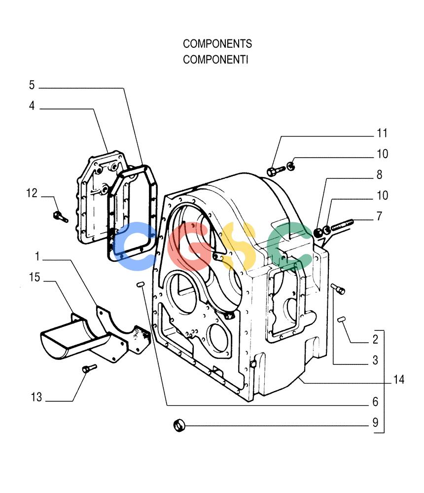 纽荷兰零件查询(FD175) - CRAWLER DOZER (N.A. VERSION)(S/N 061640 & AFTER) (1/93-) (1.211[02]) - TRANSMISSION - CASE New Holland Constructuion