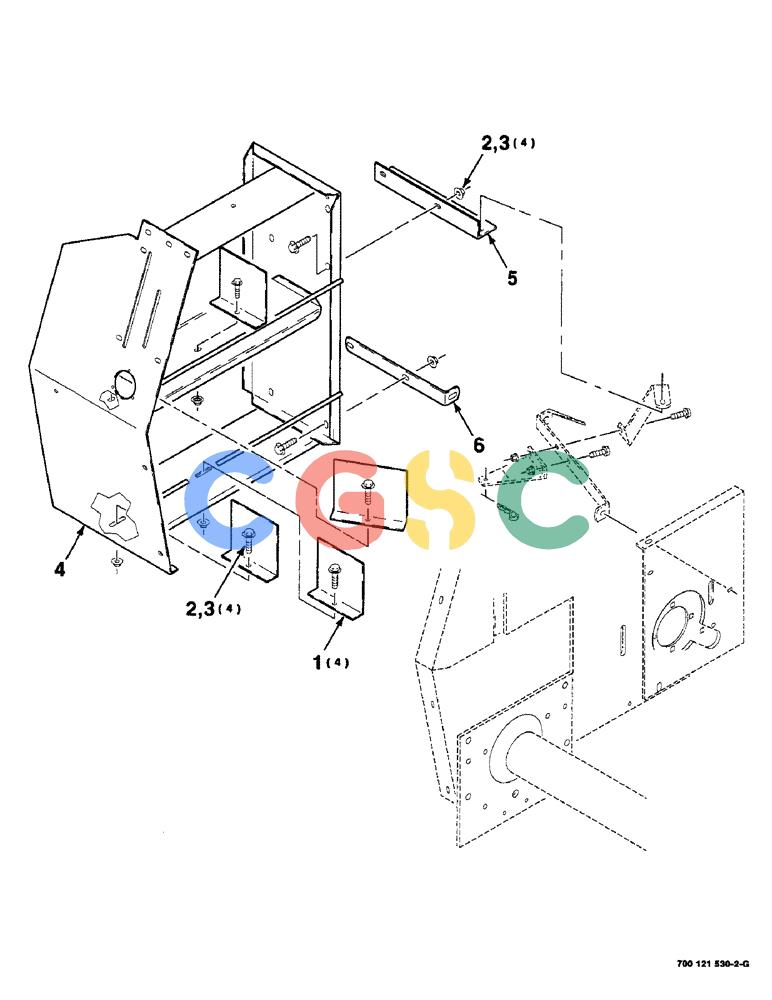 凯斯零件查询(8465) - CASE IH AUTO ROUND BALER (1/91-12/97) (7-16) - TWINE BOX ASSEMBLY Case Agriculture