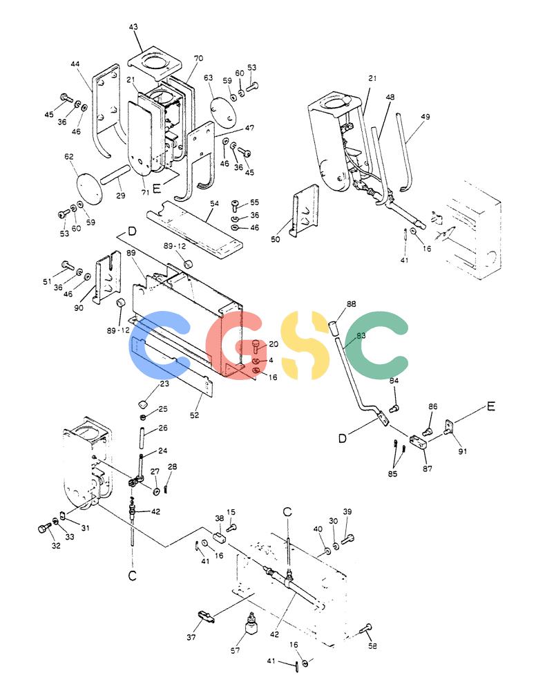 神钢零件查询(K912LC) - MARK II EXCAVATOR ASN YC-0301 (1/88-12/03) (03-003[02]) - CONTROL ASSY (FOR NORTH AMERICA) Kobelco