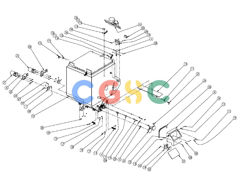 凯斯零件查询(FLX810) - FLEX-AIR APPLICATOR (10/03-8/09) (02-013) - PARTS GROUP, TRIPLE BIN, RH, 50 CU. FT Case Agriculture