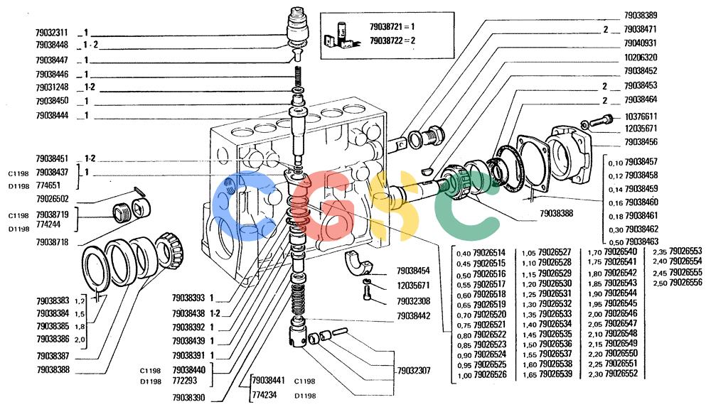 纽荷兰零件查询(FD20) - CRAWLER DOZER (A2.27/1[002]) - INJECTION PUMP New Holland Constructuion